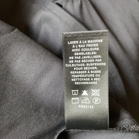 Lafayette148 Black Cotton Stretch Slimming Detail Top NeverUsed - Picture 6 of 6